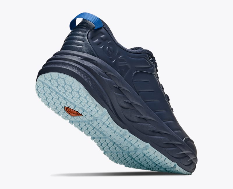 HOKA Women's Bondi SR Shoes in Varsity Navy/Glimmering Blue