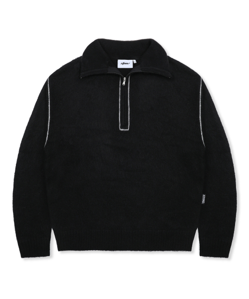 XTK176 Panel Half Zip Knit