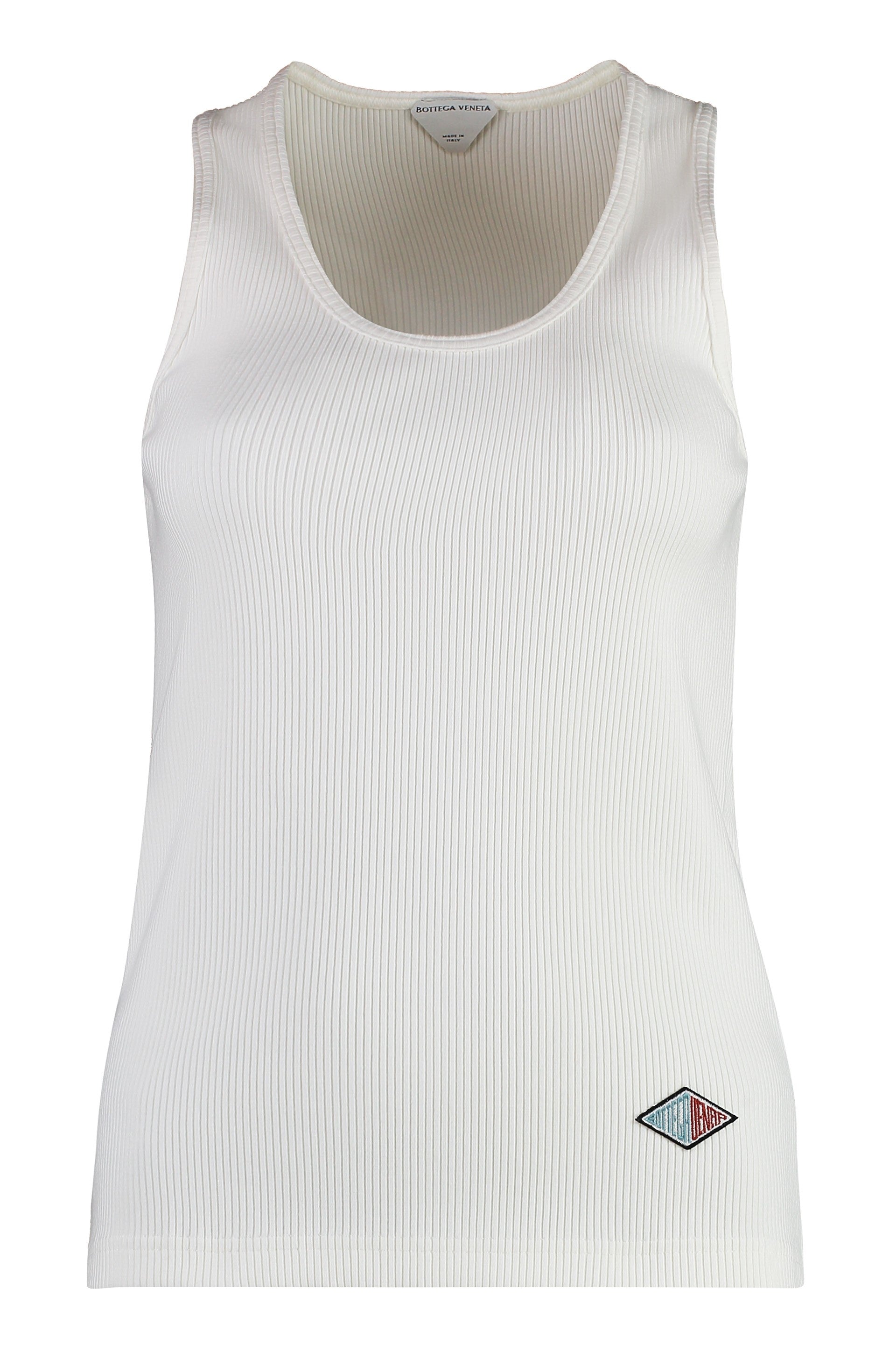Stretch Cotton Tank Top