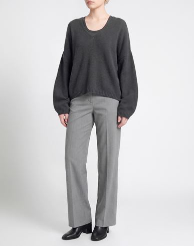 Woman Sweater Grey Size L Cashmere