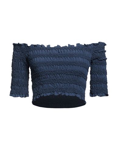 Woman Top Navy Size M Cotton