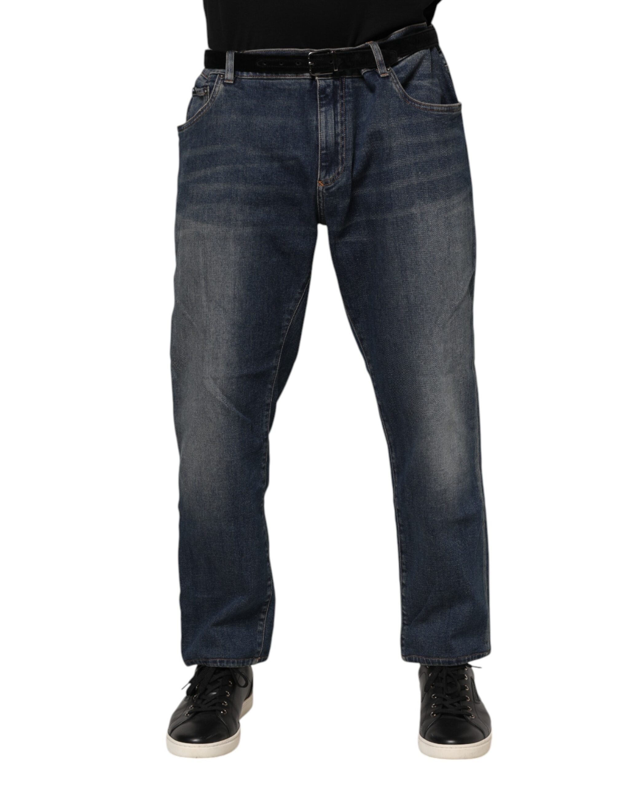 Slim Fit Denim Jeans — Blue