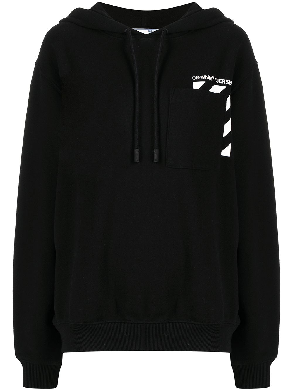 Logo print hoodie