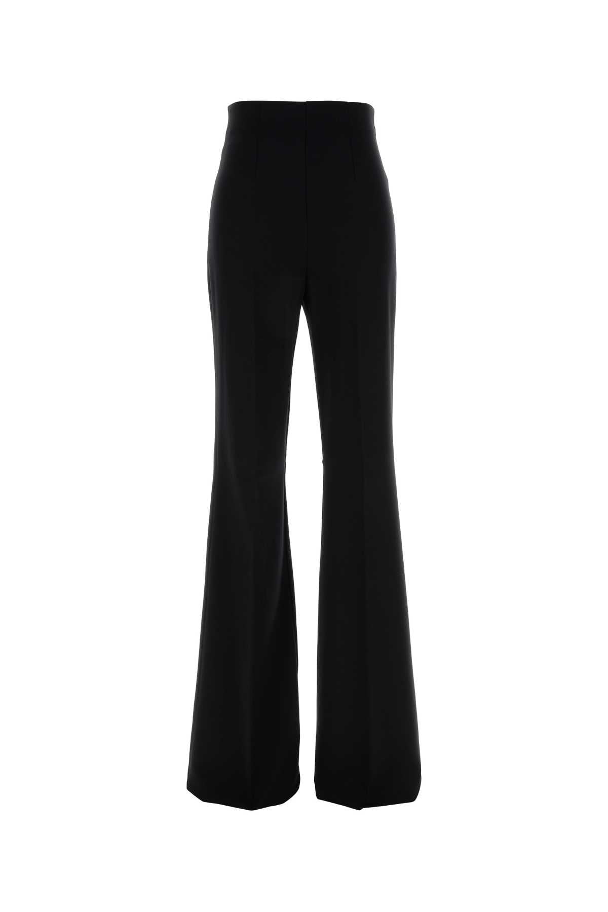 Nylon Elastane Trousers — Black