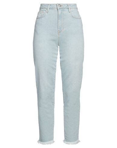 Woman Jeans Blue Size 28 Cotton, Elastane