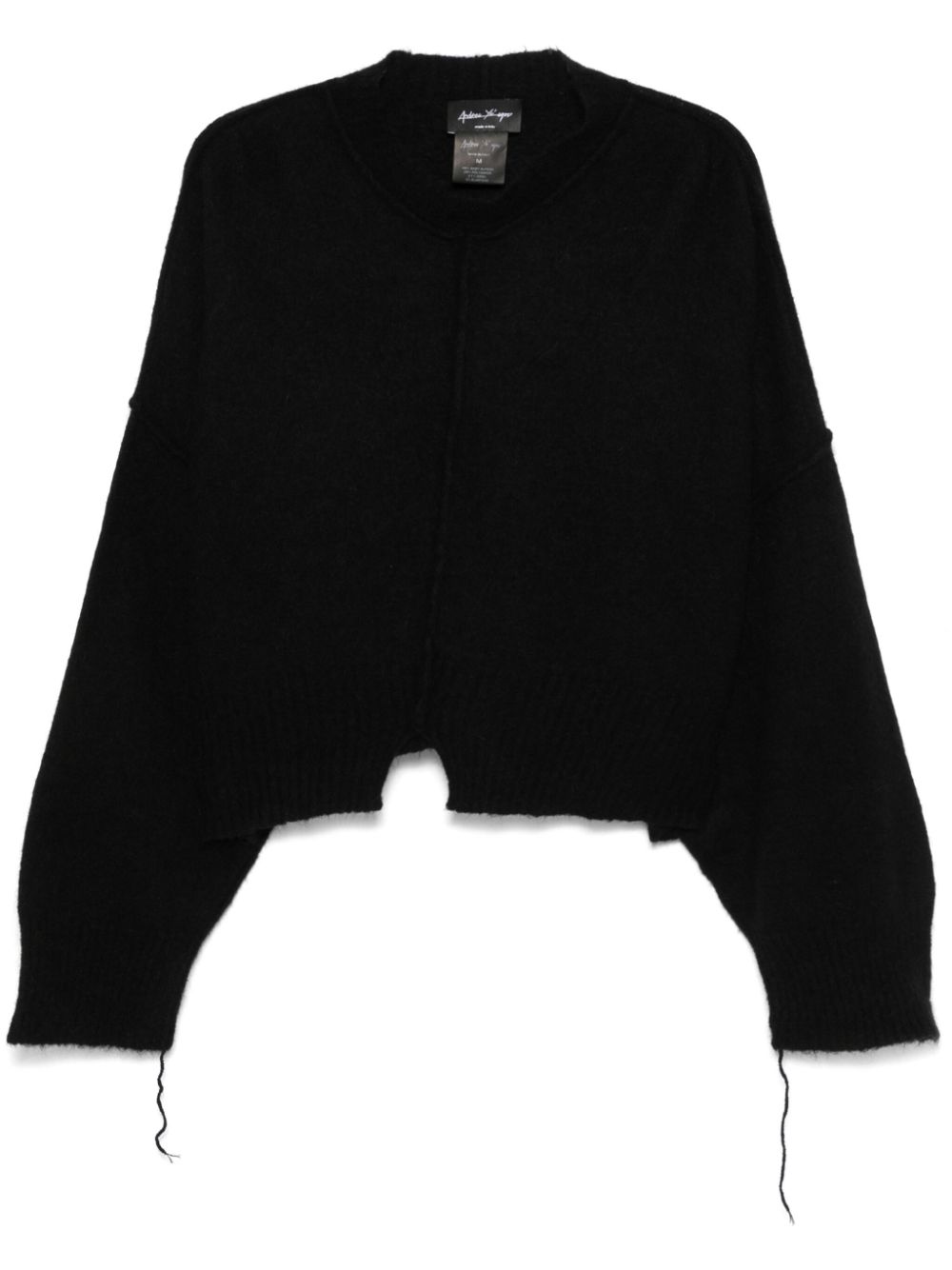 Crew-neck sweater - Black