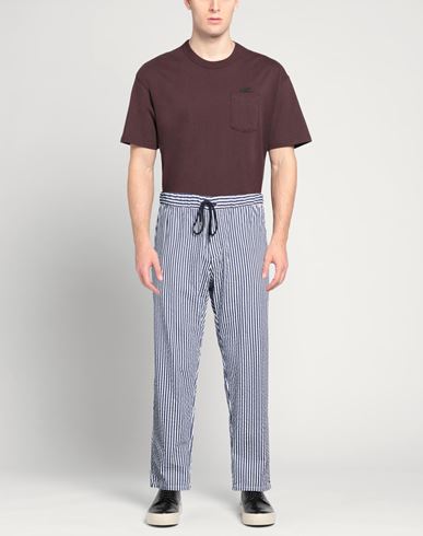 Man Pants Navy Size 28 Cotton, Polyamide