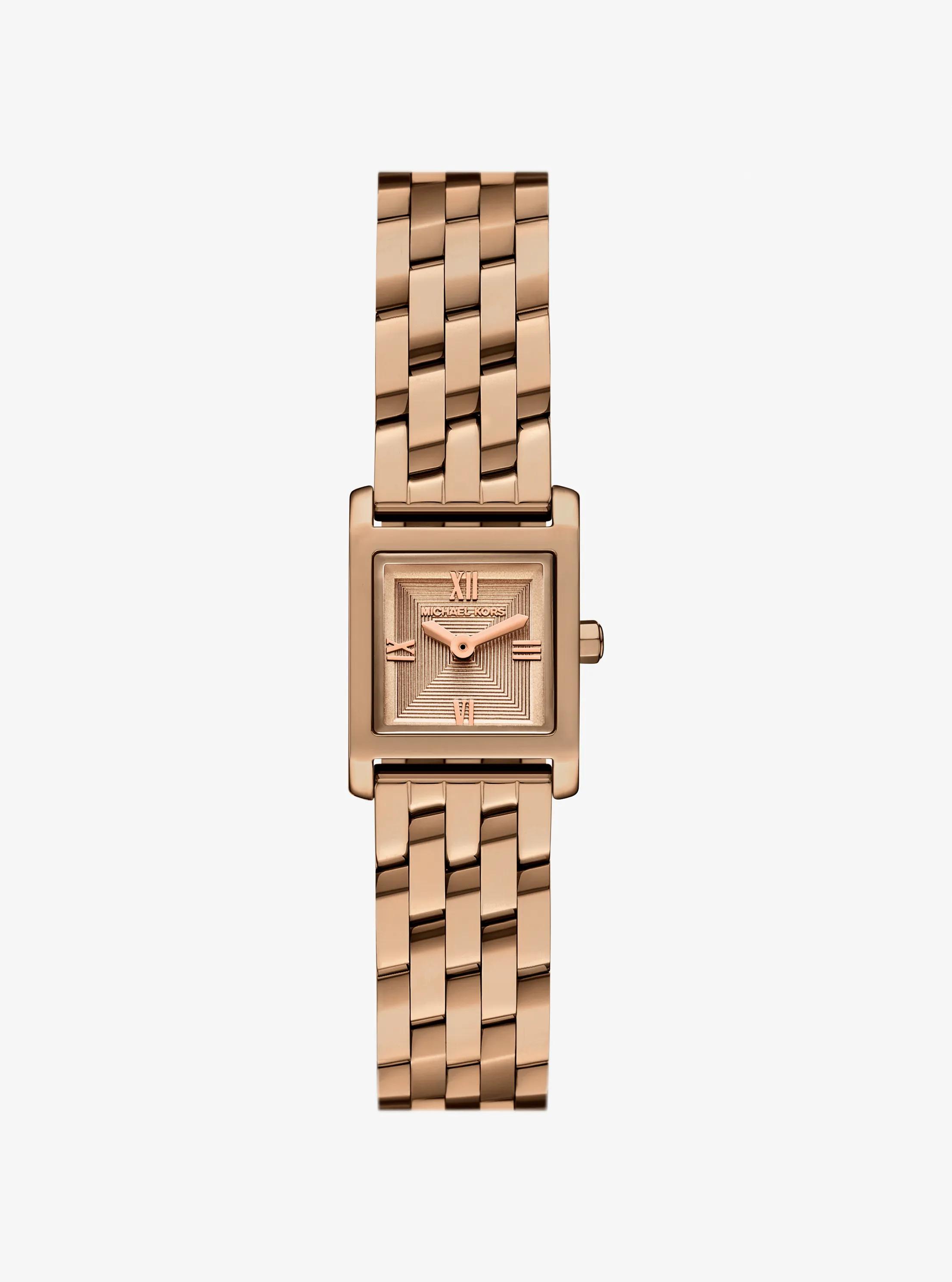 Micro Georgie Beige Gold-Tone Watch in Gold - One Size by