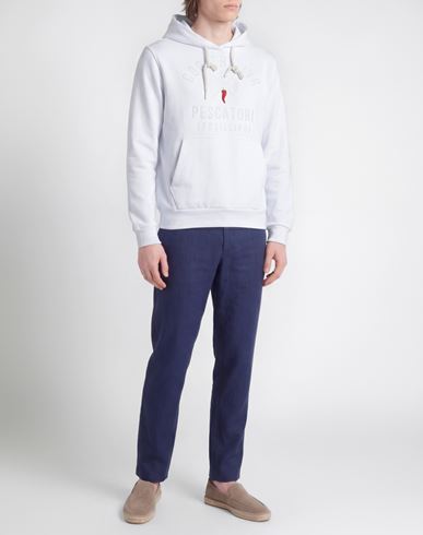 Man Sweatshirt White Size S Cotton