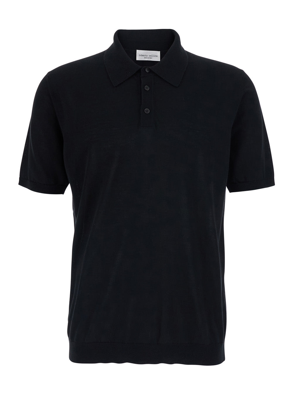 Cotton Polo — Black