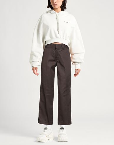 Icons Woman Pants Dark brown Size 28W