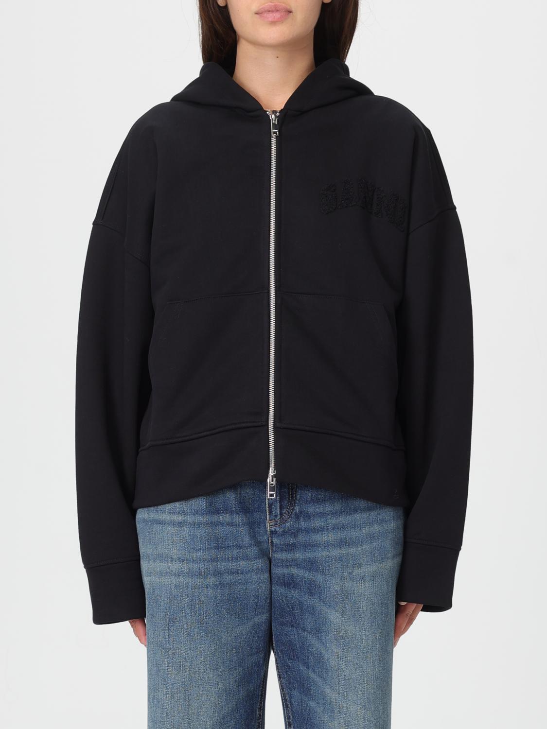 Sweatshirt Woman color Black
