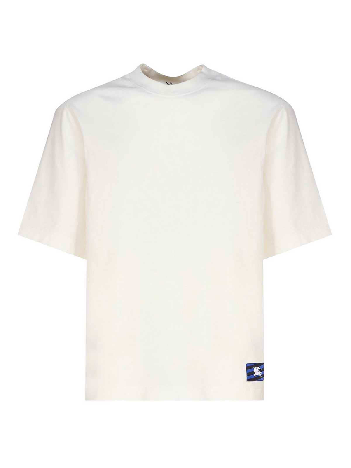 EKD logo-patch cotton T-shirt - Neutrals