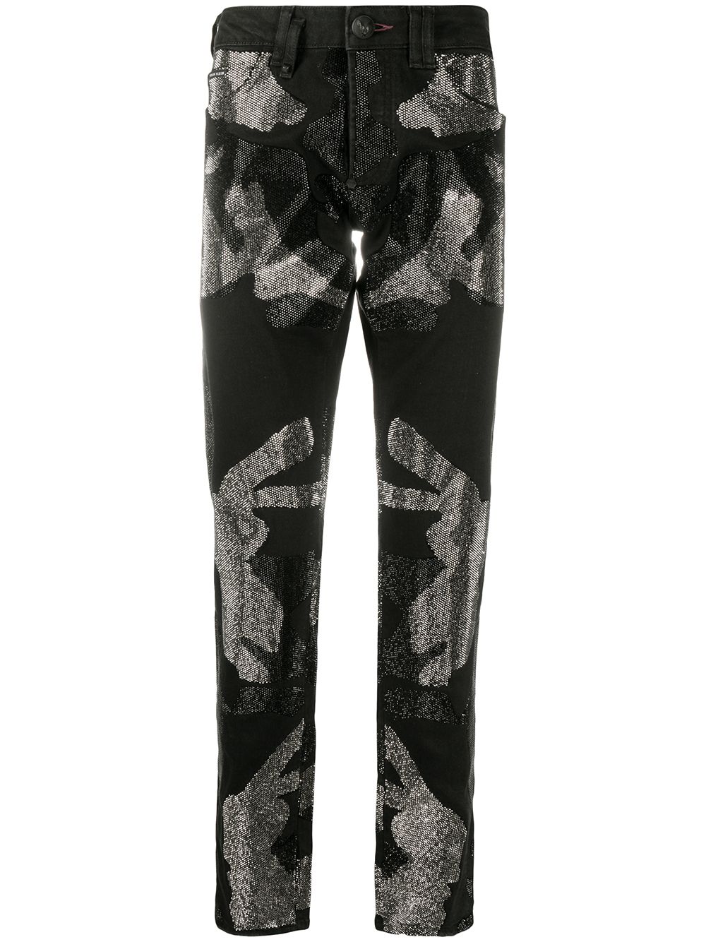 Camouflage Super Straight Cut jeans - Black