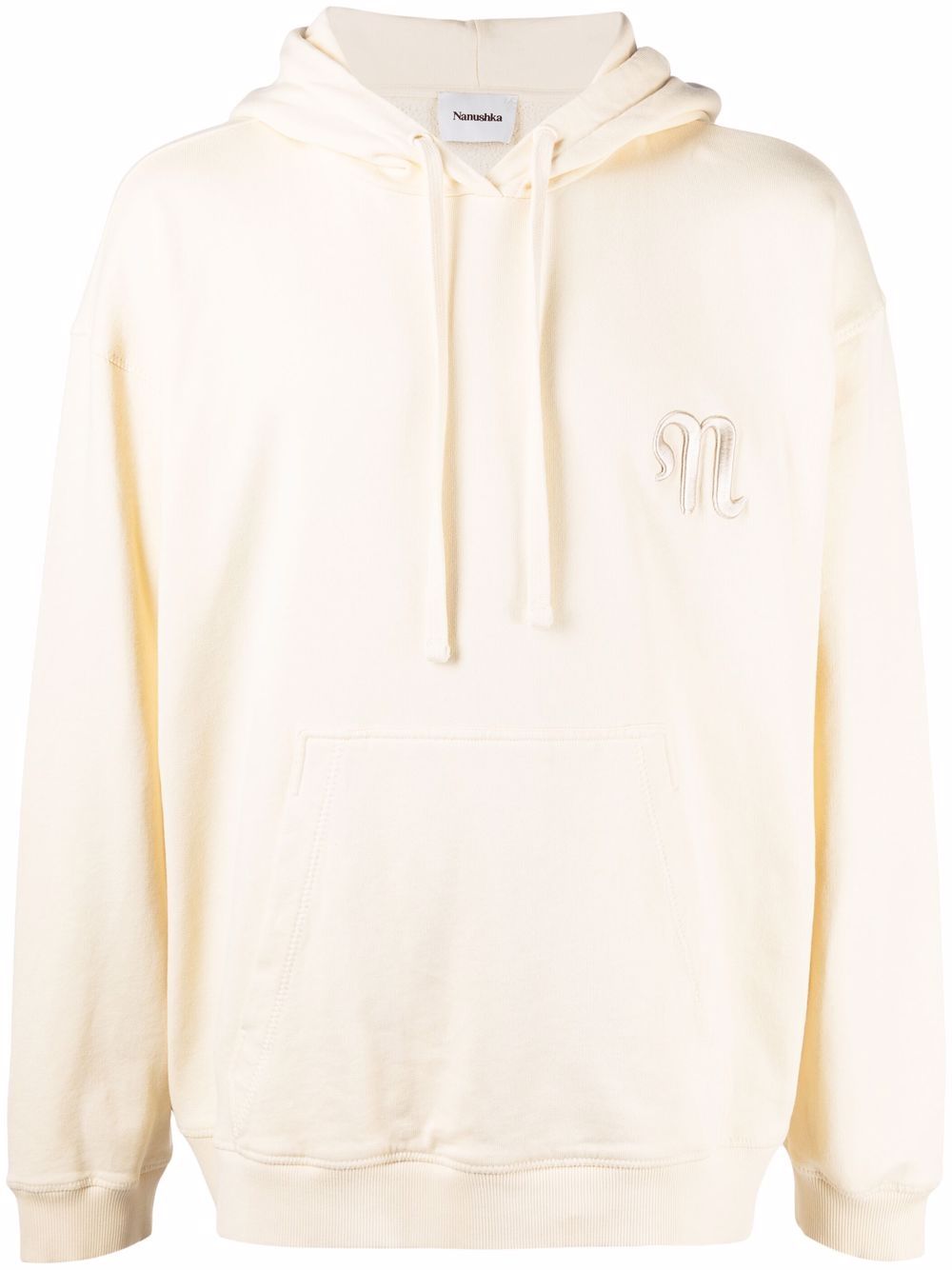 Embroidered logo hoodie