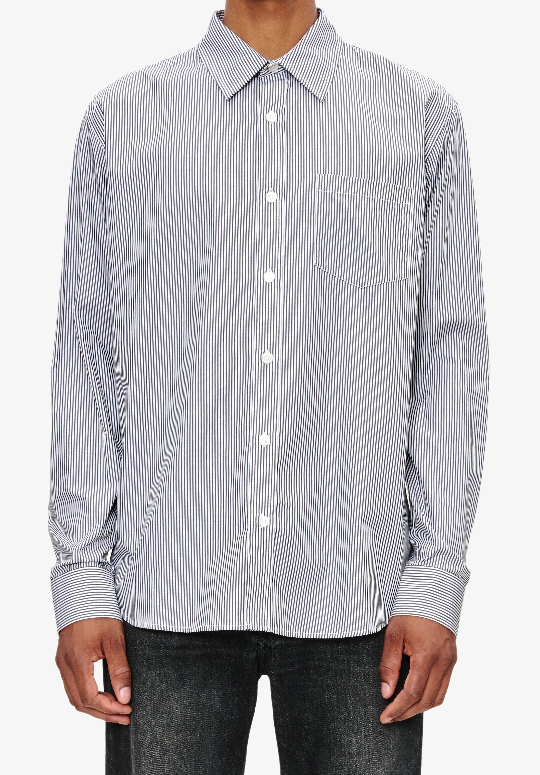 A. P.C. Owen Shirt XS Lza - Faded Black