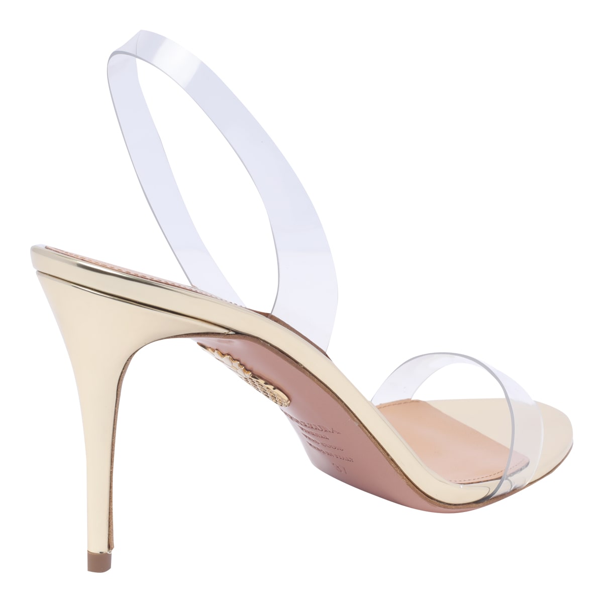 So Nude Plexi Sandals