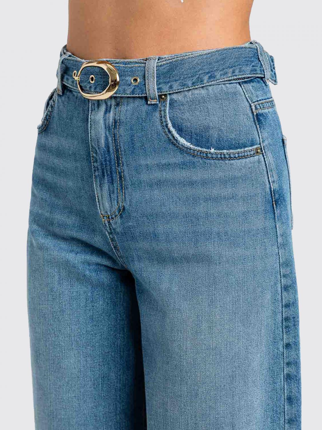 Jeans Woman color Denim