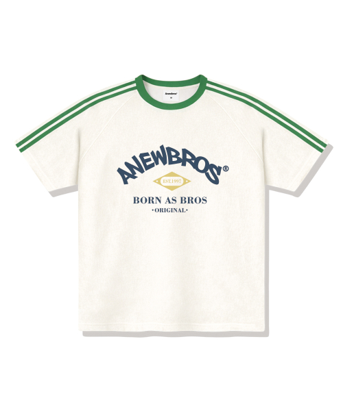 Bros Club Oversized Track Short Sleeve T-Shirt 4 Color
