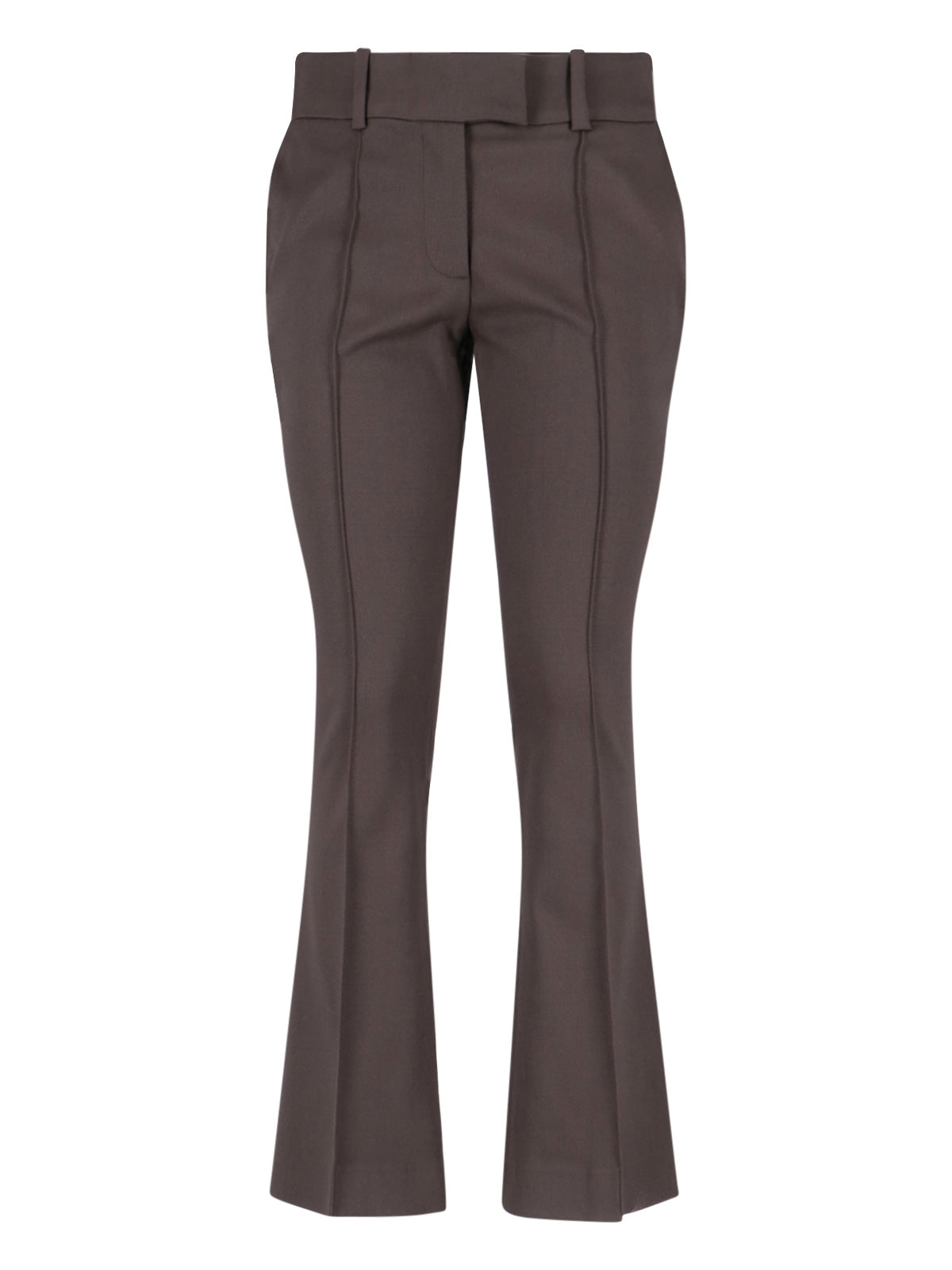 Tailored Virgin Wool Trousers with Stretch & Silk-Feel Lining
