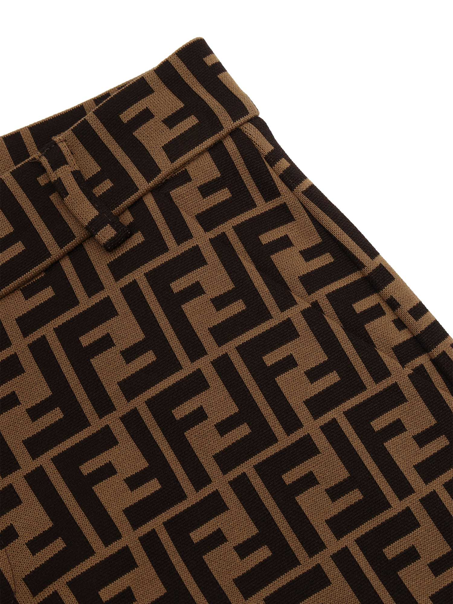 Fendi Jr Bermuda Mas Jersey-logo Ff