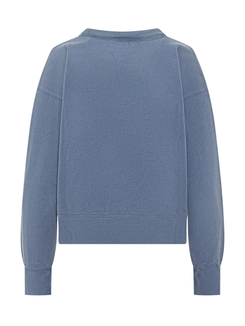 Blue Logo Crew Neck Sweatshirt