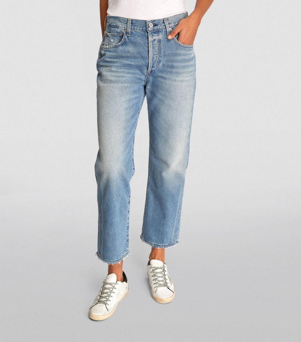 Cropped Emery High-Rise Straight Jeans
