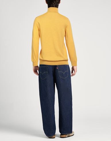 By Slowear Man Turtleneck Yellow Size 42 Virgin Wool