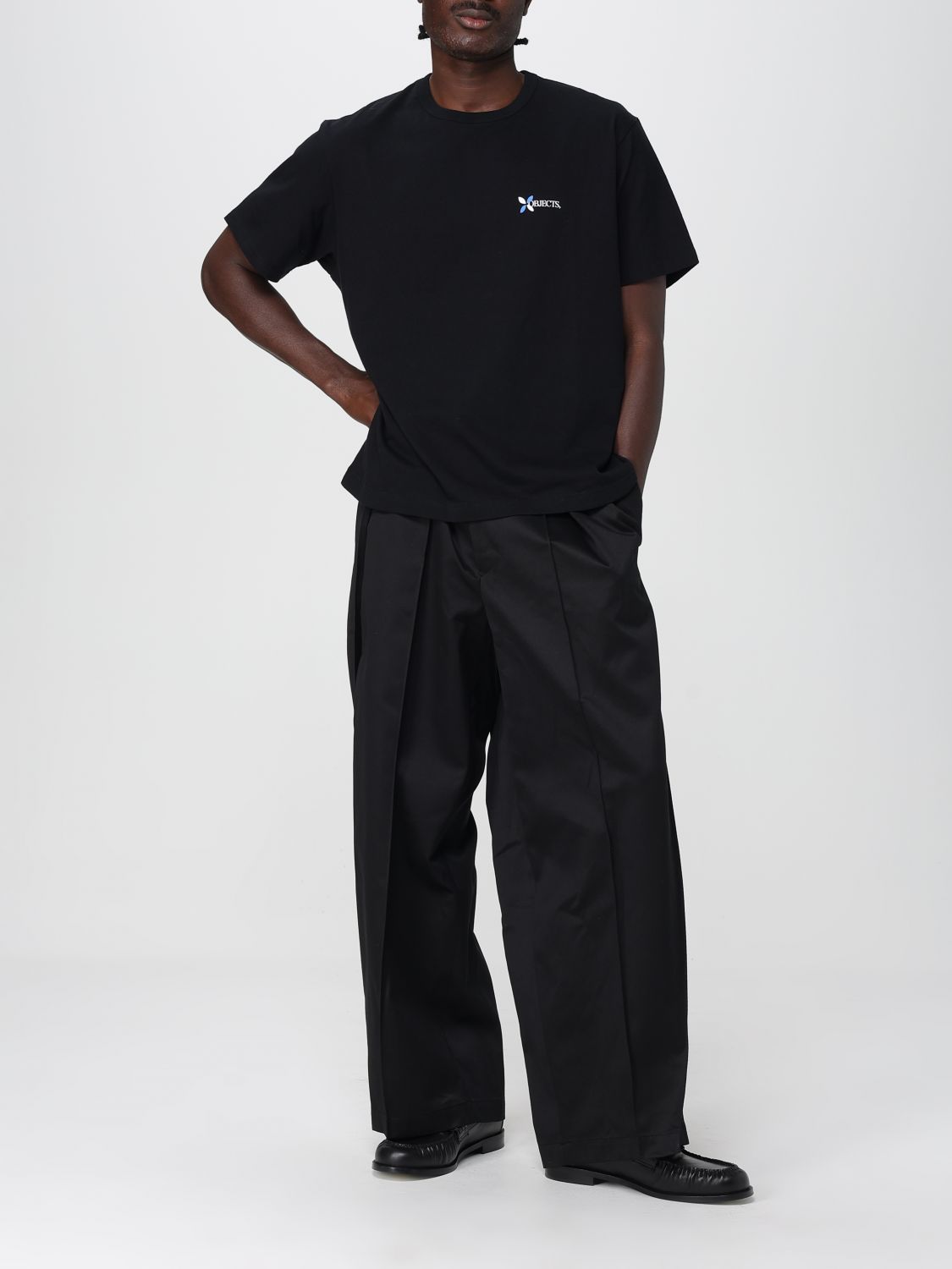 KHOKI text-print T-shirt - Black
