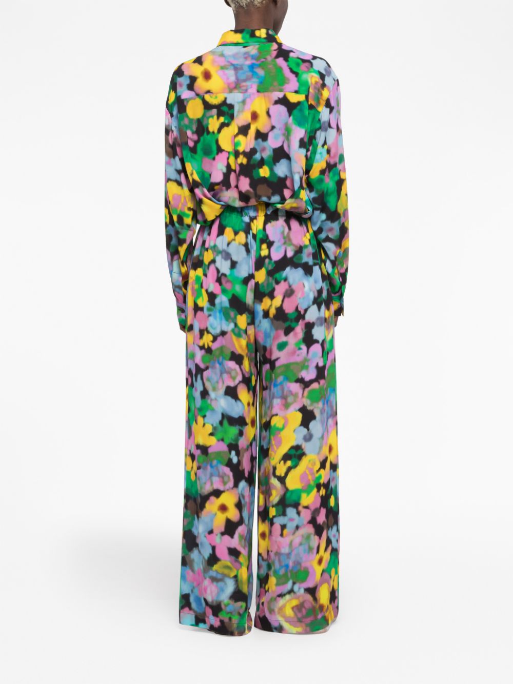 Az Factory With Lutz Huelle Printed Pyjamas Trouser