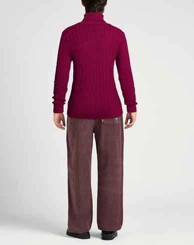 By Slowear Man Turtleneck Mauve Size 40 Virgin Wool