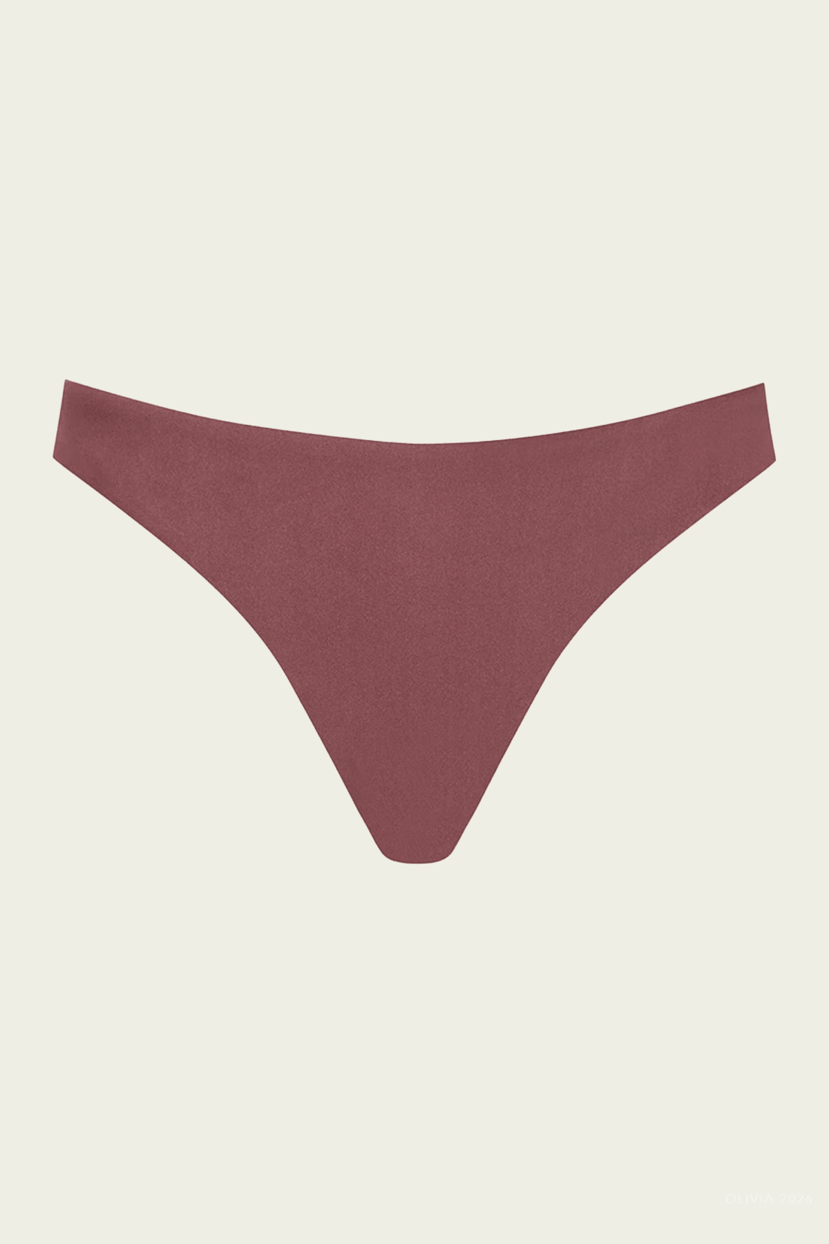 Aster Scoop Bikini Pant in Vintage Mauve