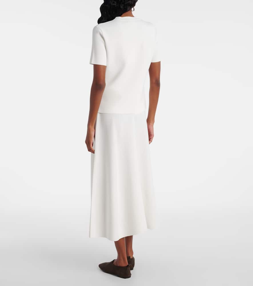 Adelio logo crêpe T-shirt