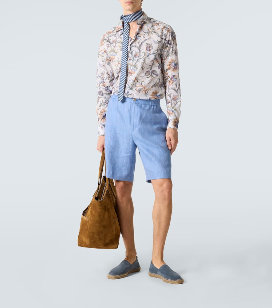Floral cotton shirt