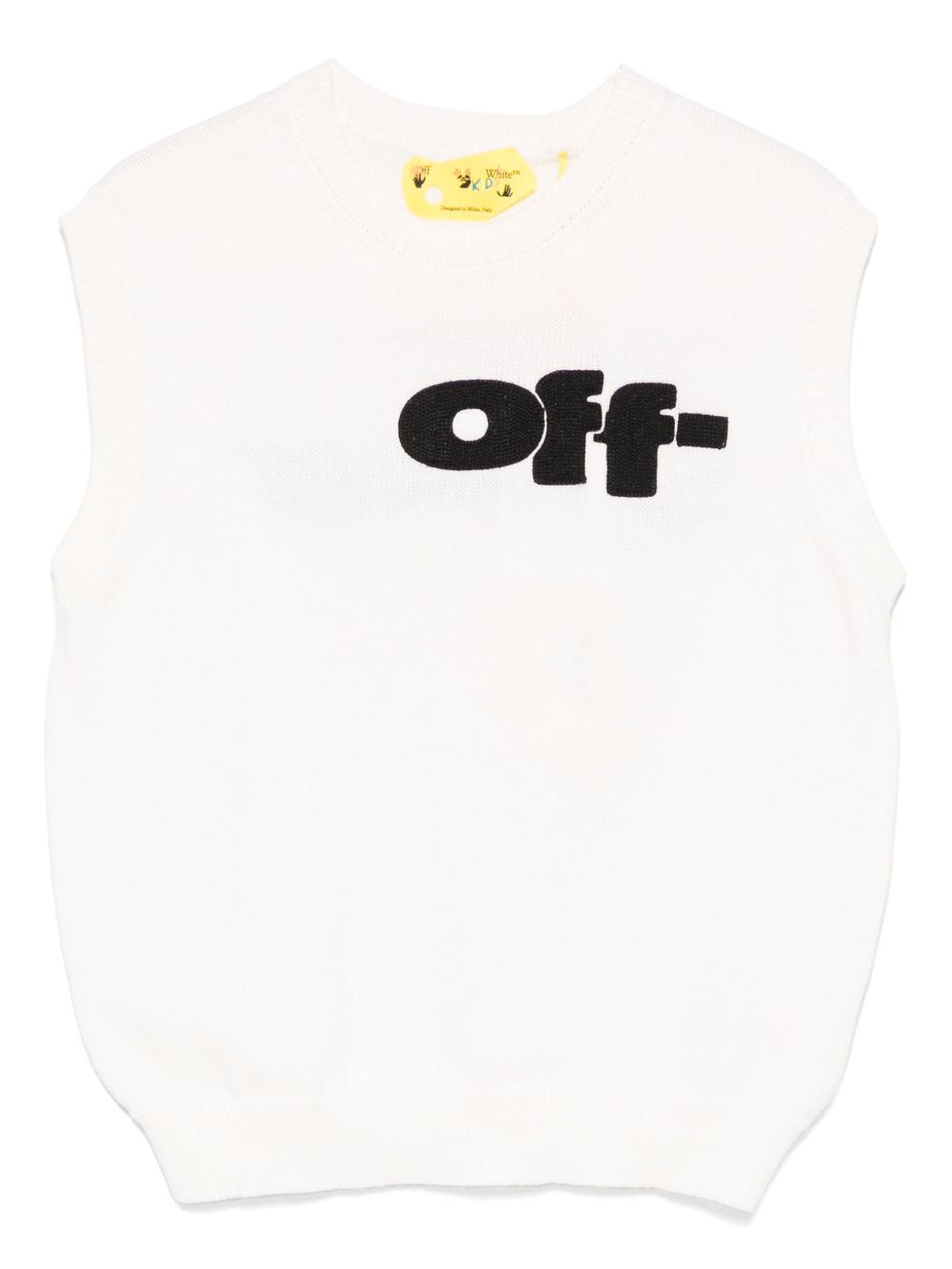 Logo-embroidered sweater - Neutrals