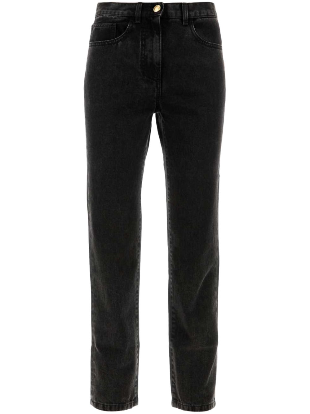 Logo-patch jeans - Black