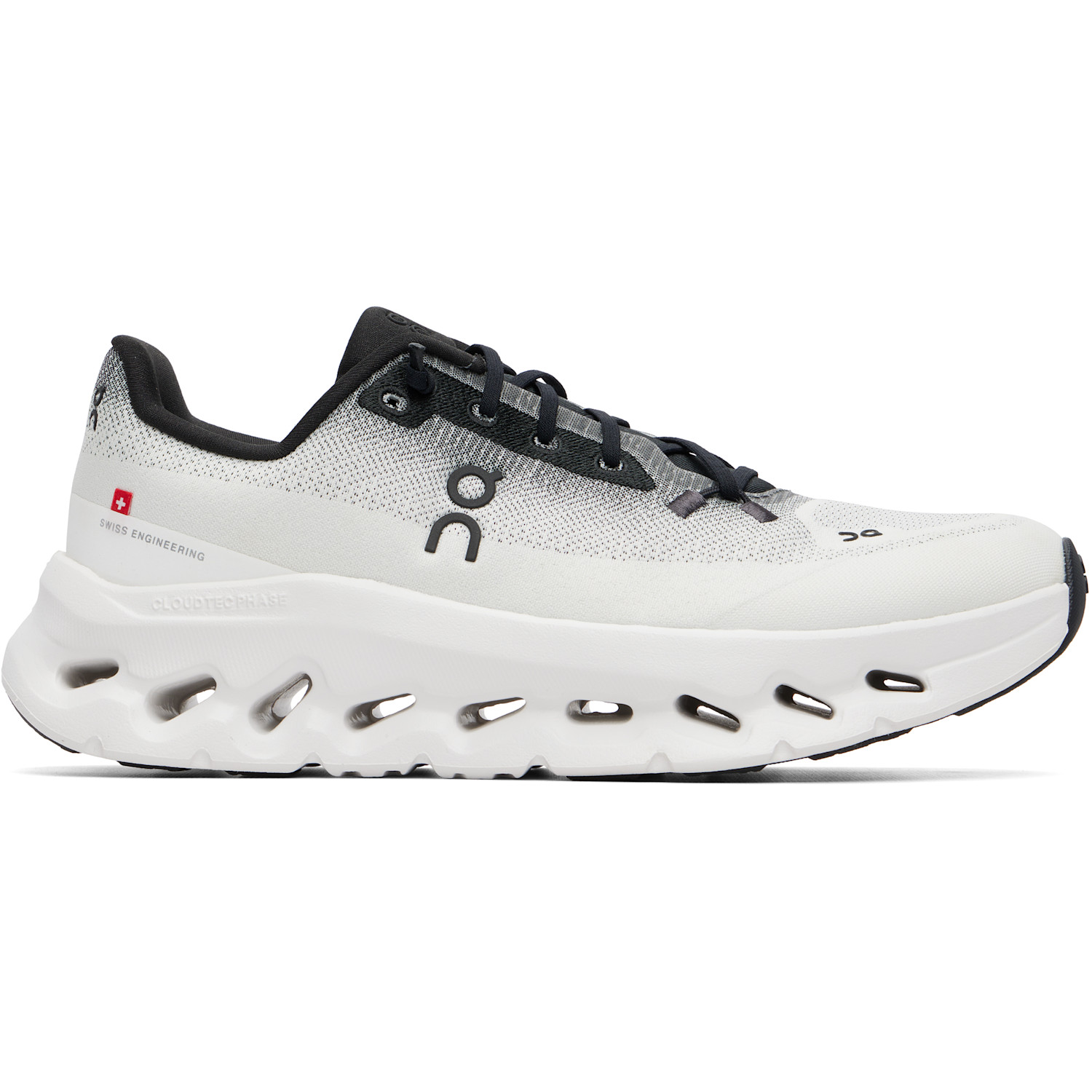 White & Black Cloudtilt Sneakers