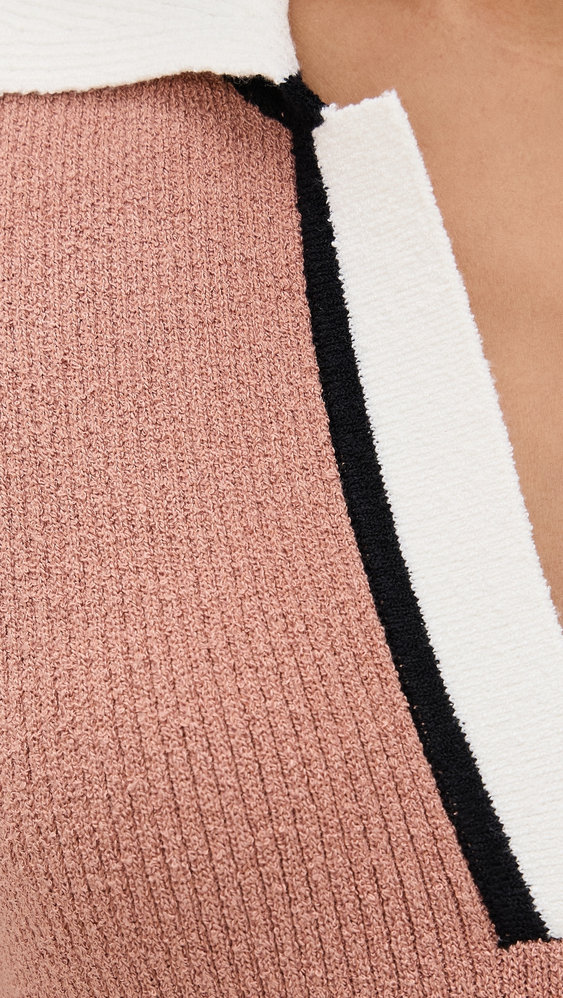 Boucle Polo Dress Cabernet