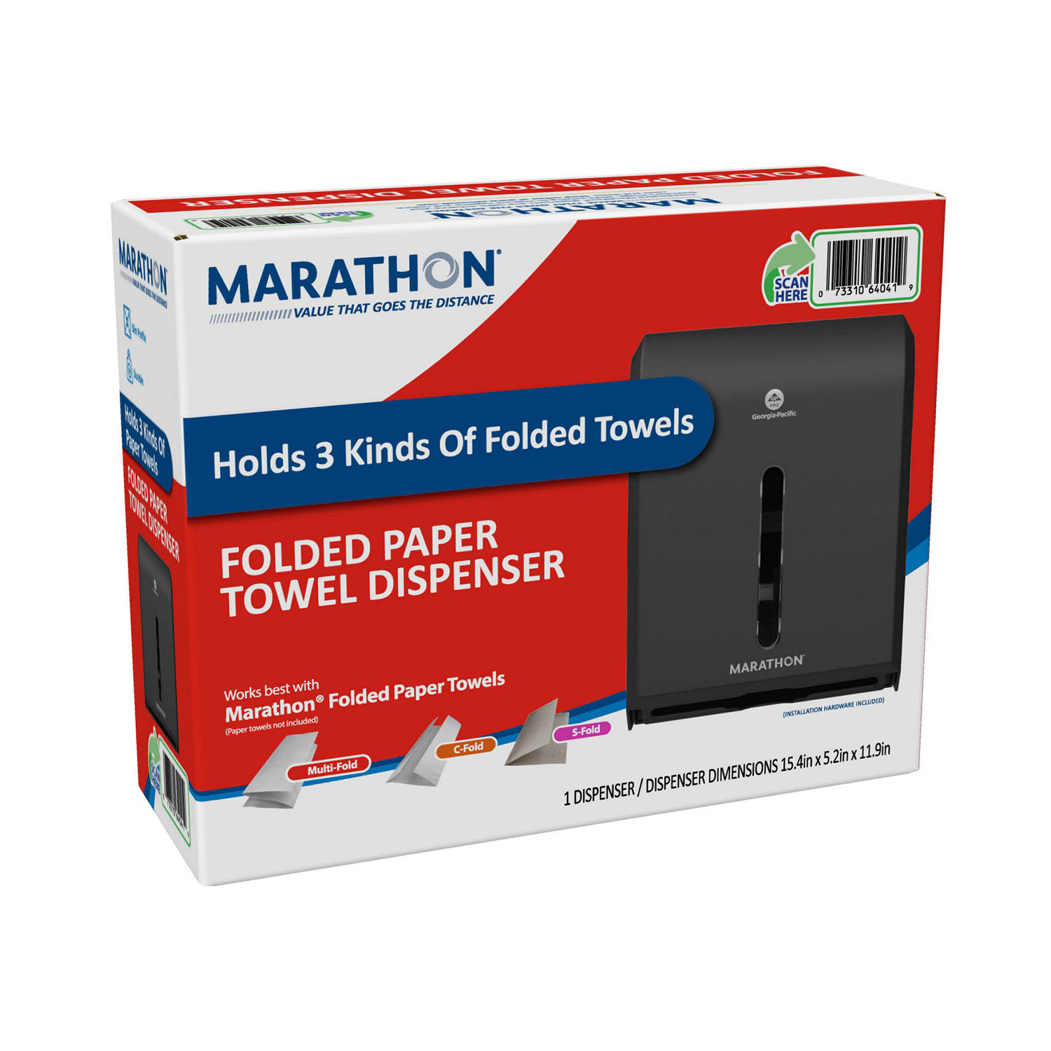 Combo Folded Paper Towel Dispenser