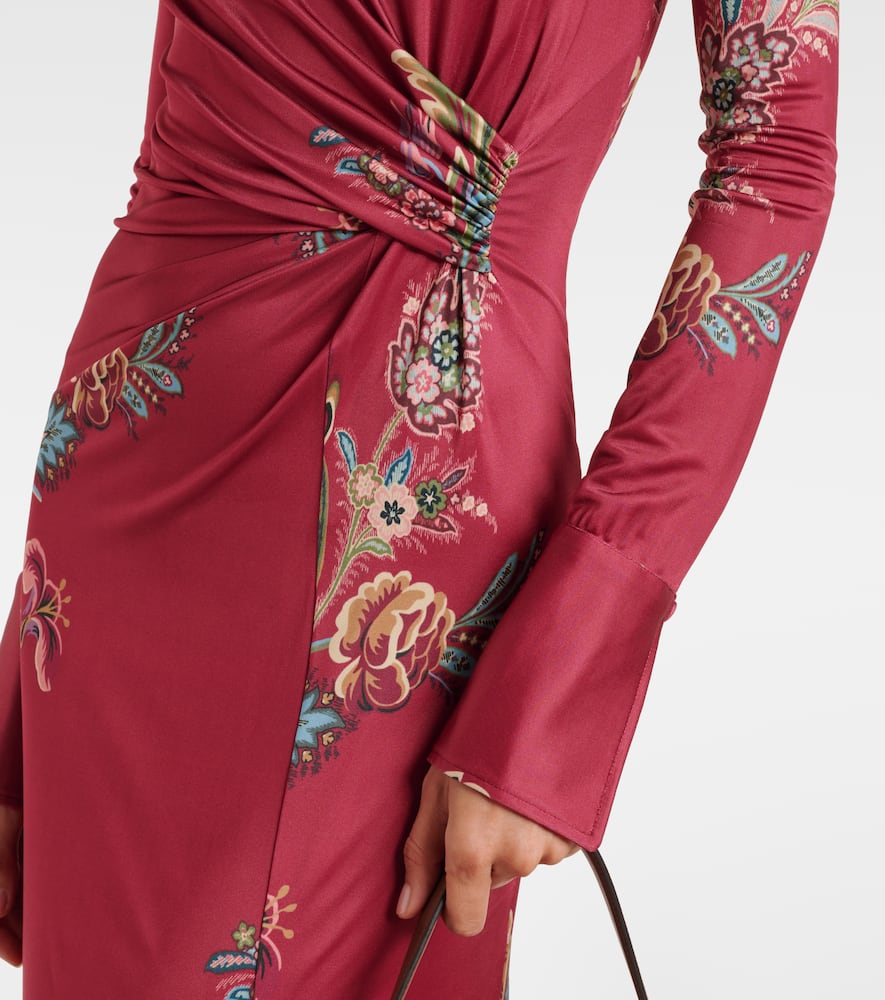 Printed midi dress