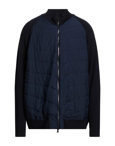 Man Jacket Midnight blue Size 4XL Virgin Wool, Polyester