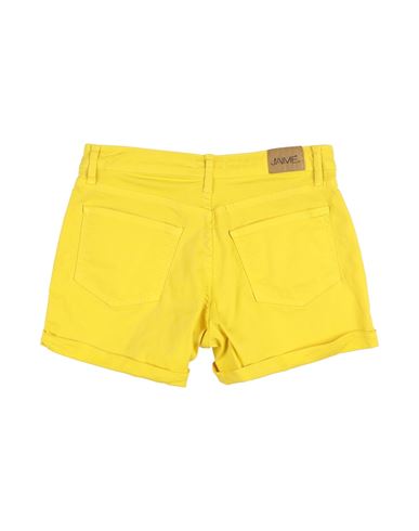 J'aime' Kid Girl Shorts & Bermuda Shorts Yellow Size 14 Cotton, Elastane