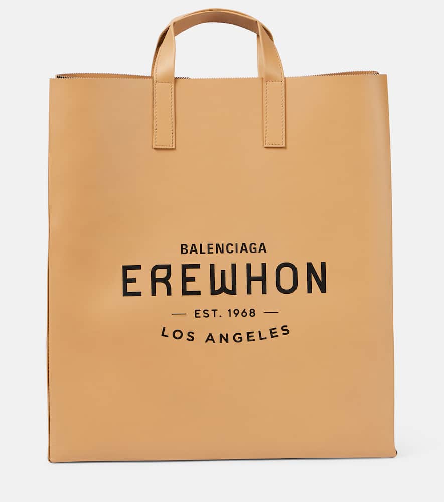 Erewhon leather tote bag