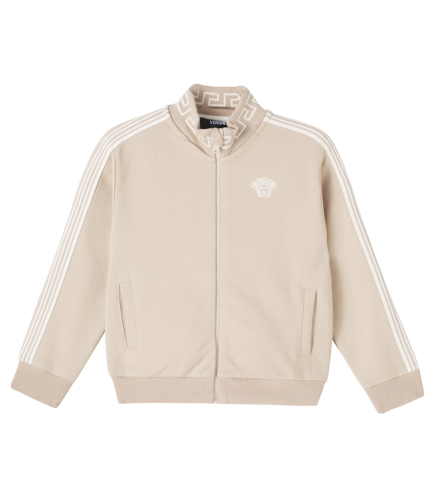 Medusa cotton fleece track jacket