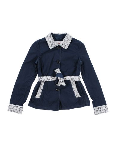 Kid Girl Jacket Midnight blue Size 12 Polyamide, Cotton