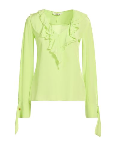 Woman Top Lime green Size 2 Silk