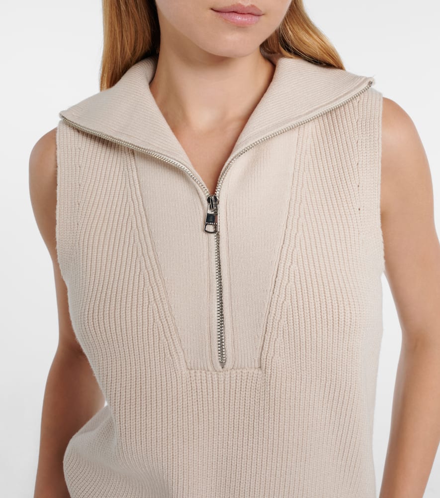 Amina half-zip sweater vest
