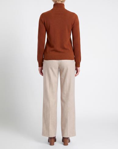 Woman Turtleneck Tan Size S Wool, Cashmere