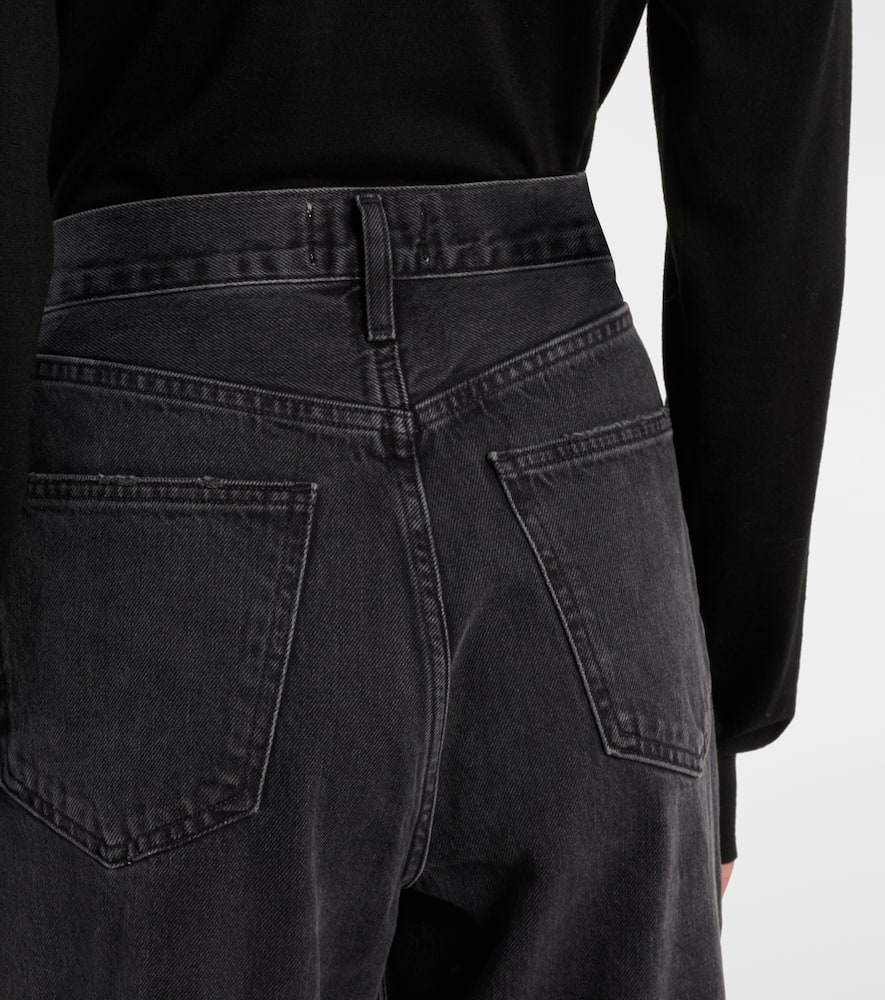 Dame high-rise wide-leg jeans