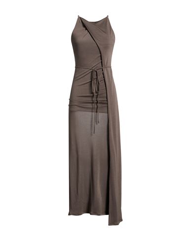 Woman Maxi dress Taupe Size L Tencel